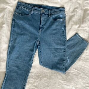 Jean high-waist egging Crop